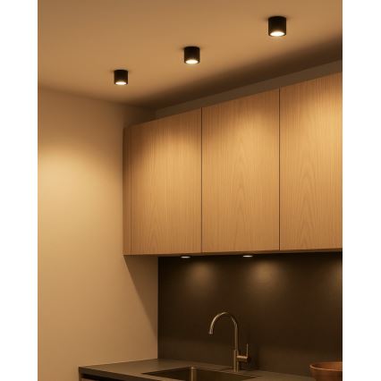 LED точково осветително тяло LED/5W/230V 3000/4000/6400K Ø 7,5 см черно