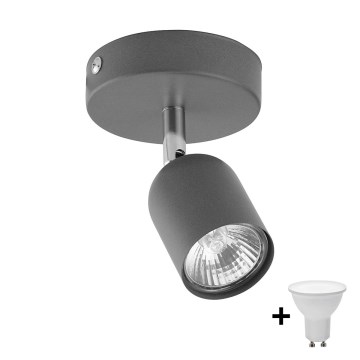 LED точково осветително тяло TOP 1xGU10/10W/230V сиво