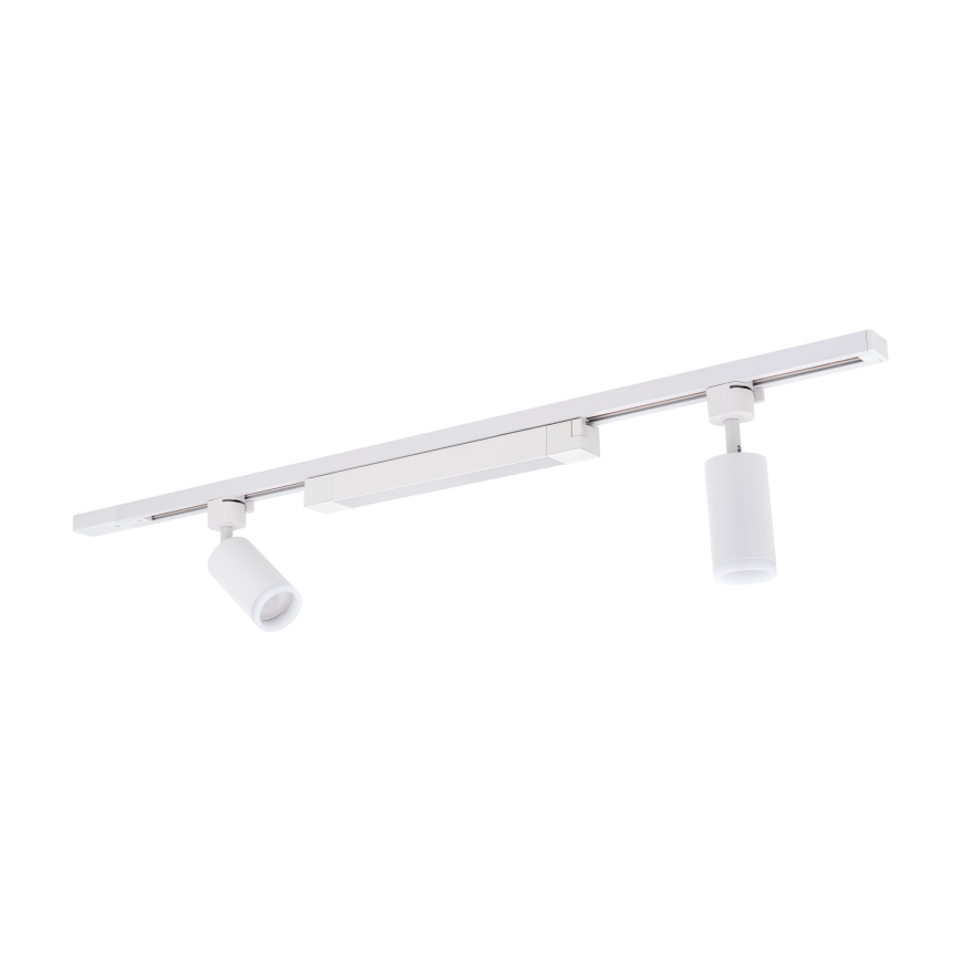 LED спот за релсова шина TRACER 2xGU10/10W/230V + LED/20W 1 m бял