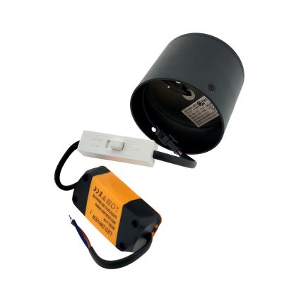 LED точково осветително тяло LED/5W/230V 3000/4000/6400K Ø 7,5 см черно