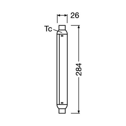 LED тръба LINE S15s/7W/230V 2700K - Osram
