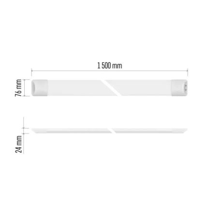 LED тръбно осветително тяло MINO LED/50W/230V 4000K 150 cm
