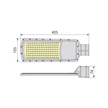 LED улична лампа NOVUM PLUS LED/100W/230V IP65 4000K