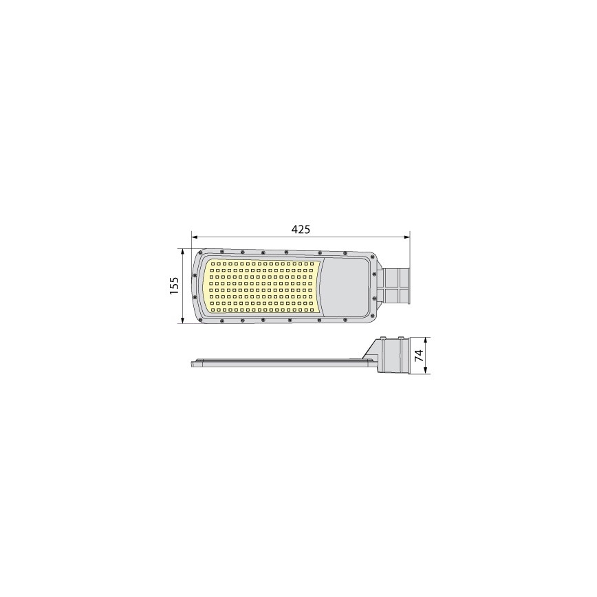 LED улична лампа NOVUM PLUS LED/100W/230V IP65 4000K