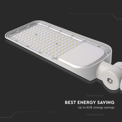 LED улична лампа SAMSUNG CHIP LED/100W/230V 6500K IP65 сива