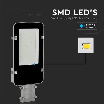 LED улична лампа SAMSUNG CHIP LED/50W/230V 4000K IP65