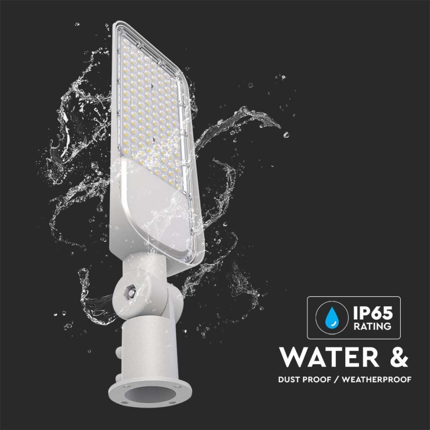 LED улична лампа SAMSUNG CHIP LED/50W/230V 6500K IP65 сива