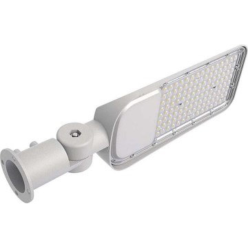 LED улична лампа със сензор за здрач SAMSUNG CHIP LED/100W/230V 4000K IP65 сива