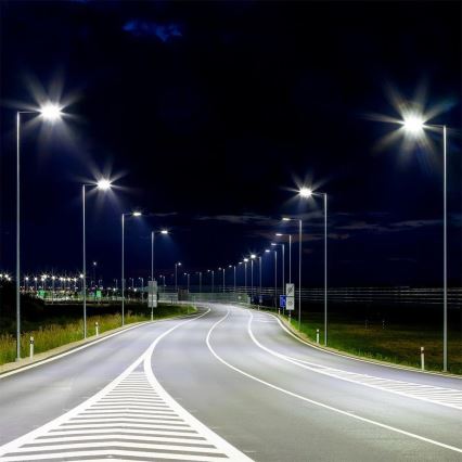 LED Улична лампа SAMSUNG CHIP LED/50W/230V 6500K сив