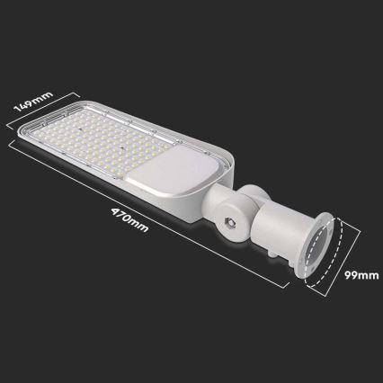LED Улична лампа със сензор SAMSUNG CHIP LED/50W/230V 6500K IP65