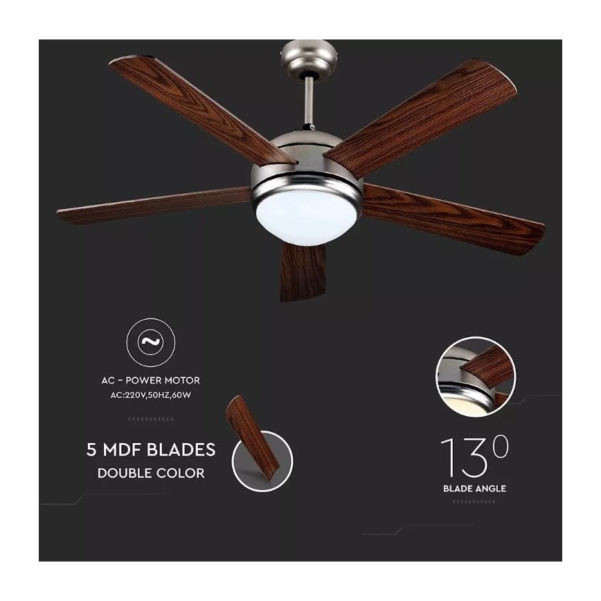 LED Вентилатор за таван LED/15W/230V 3000/4000/6400K + дистанционно управление