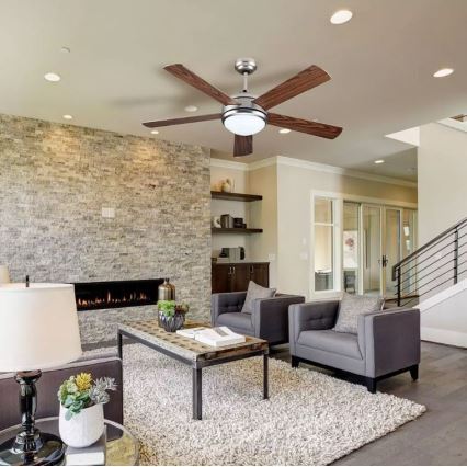 LED Вентилатор за таван LED/15W/230V 3000/4000/6400K + дистанционно управление