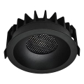 LED Вградена лампа LED/24W/230V 3000/4000/6400K Ø 13,5 см черна