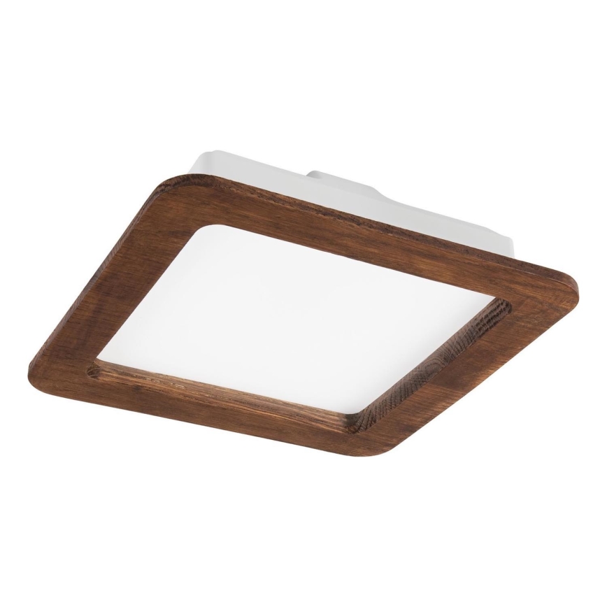 LED Вградена лампа WOODY SPOT LED/17W/230V 3000K череша 18,5x18,5 см