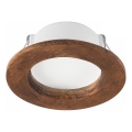 LED Вградена лампа WOODY SPOT LED/5,5W/230V 4000K череша Ø 10 см