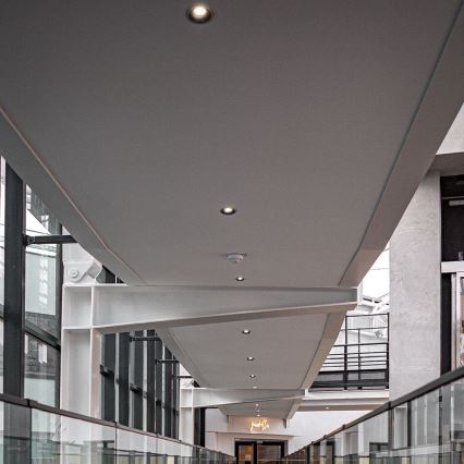 LED Вградена лампа LED/24W/230V 3000/4000/6400K Ø 13,5 см черна