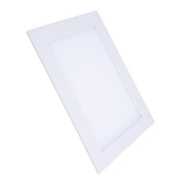 LED вградено осветително тяло LED/18W/230V 3000/4000/6000K 22,5x22,5 cm бяло