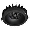LED Вградено осветително тяло LED/18W/230V 3000/4000/6400K Ø 10,6 см черно