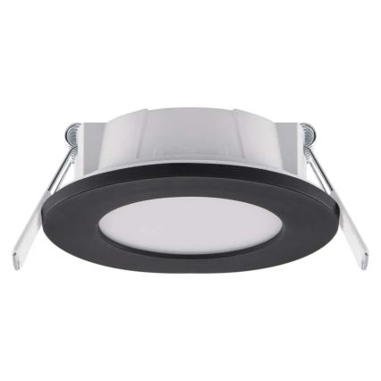 LED Вградено осветително тяло за баня LORI LED/4,5W/230V IP65 2700/4000K диаметър 8,5 см черно