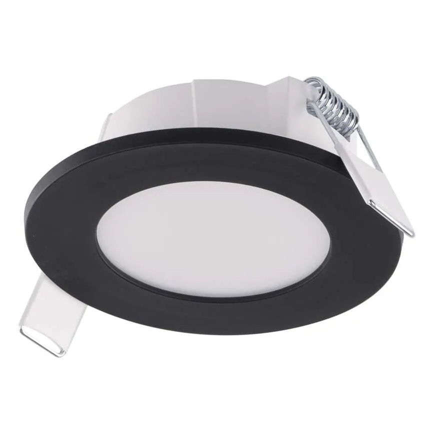 LED Вградено осветително тяло за баня LORI LED/4,5W/230V IP65 2700/4000K диаметър 8,5 см черно