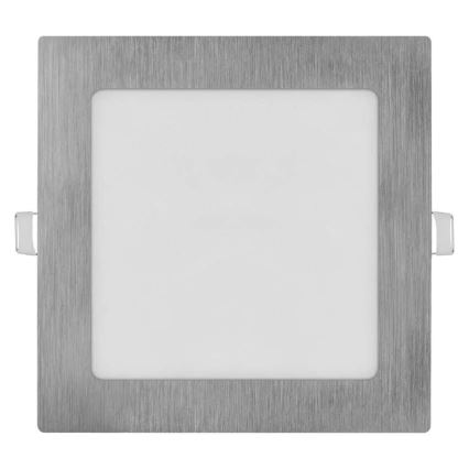LED вградено осветително тяло NEXXO LED/12,5W/230V 3000/3500/4000K сребристо 17x17 cm