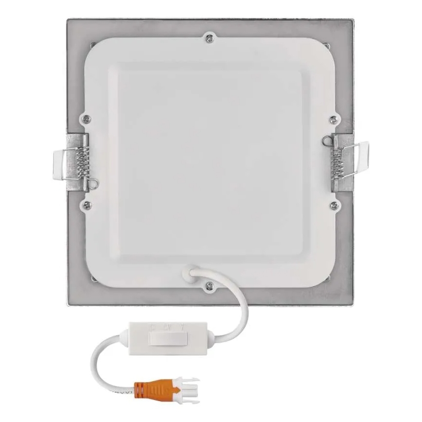 LED вградено осветително тяло NEXXO LED/12,5W/230V 3000/3500/4000K сребристо 17x17 cm