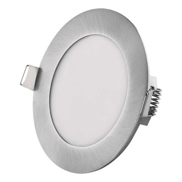 LED вградено осветително тяло NEXXO LED/7W/230V 3000/3500/4000K сребристо Ø 12 см