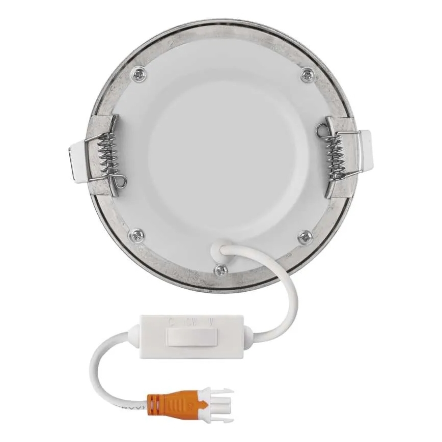 LED вградено осветително тяло NEXXO LED/7W/230V 3000/3500/4000K сребристо Ø 12 см