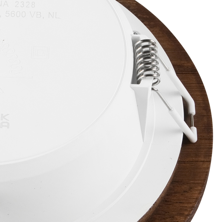 LED Вградено осветително тяло WOODY SPOT LED/12,5W/230V 3000K череша Ø 16 см