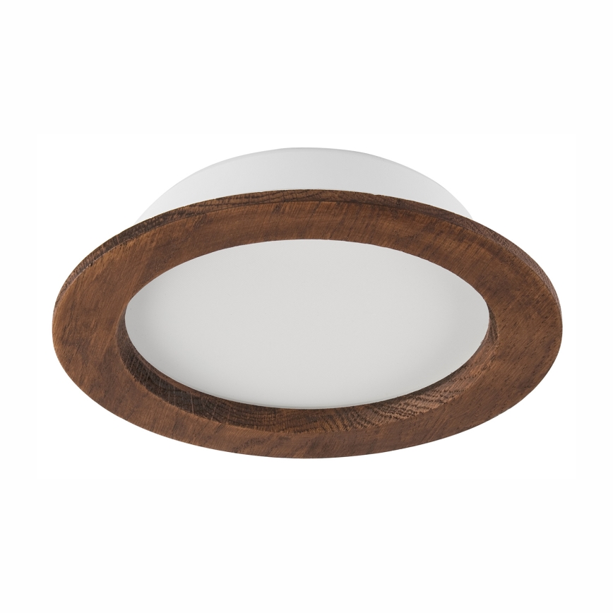 LED Вградена лампа WOODY SPOT LED/16,5W/230V 4000K череша Ø 18,5 см