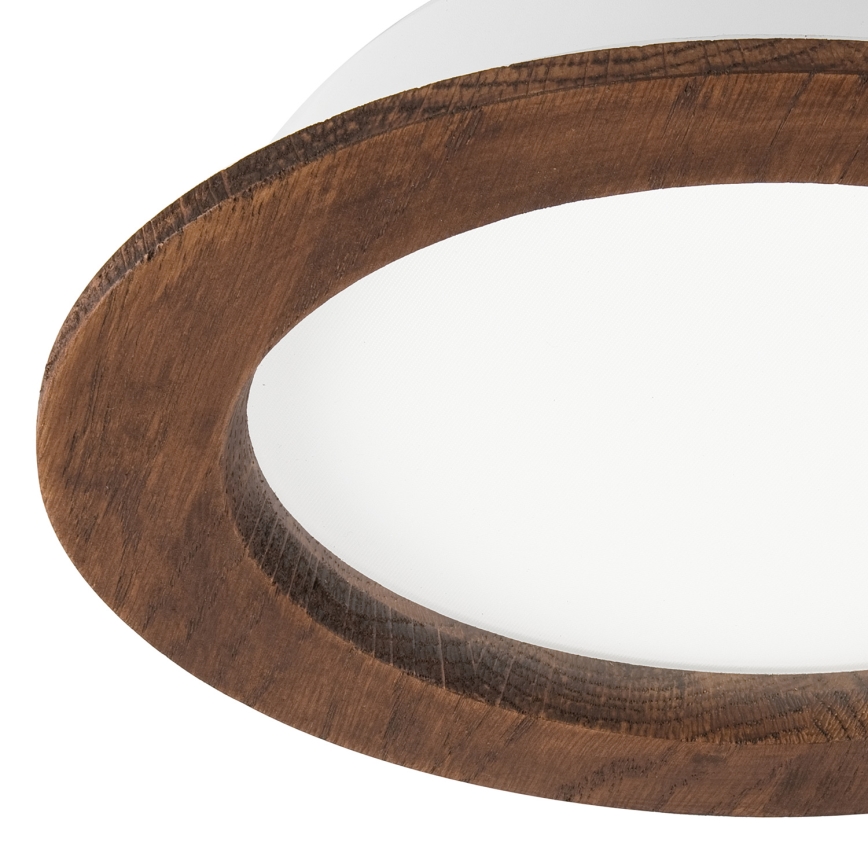 LED Вградена лампа WOODY SPOT LED/16,5W/230V 4000K череша Ø 18,5 см