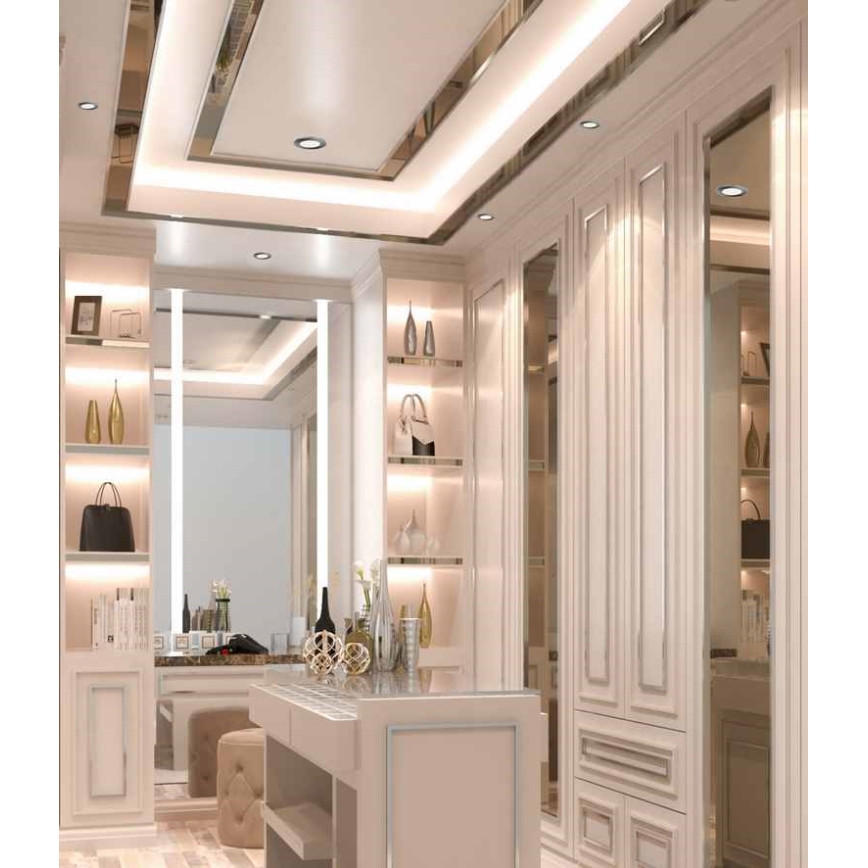 LED вградено осветително тяло за баня BONO LED/8W/230V 3000K IP65 матов хром