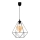 LED Висящ полилей ALAMBRE 1xE27/4W/230V черен