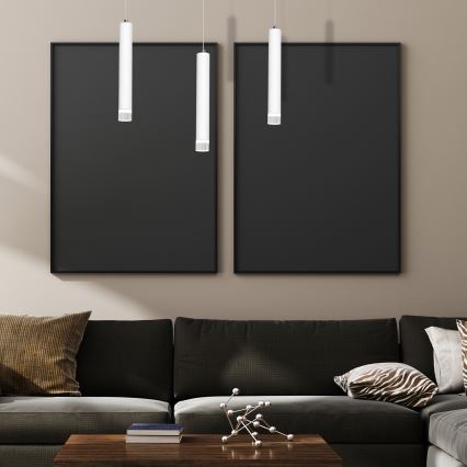 LED Висящ полилей ALBA 3xLED/15W/230V бял