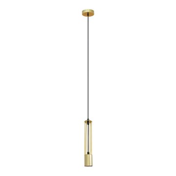LED Висящ полилей BARS 1xGU10/4,8W/230V златист