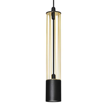 LED Висящ полилей BARS 3xGU10/4,8W/230V черен/златист
