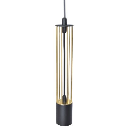 LED Висящ полилей BARS 3xGU10/4,8W/230V черен/златист