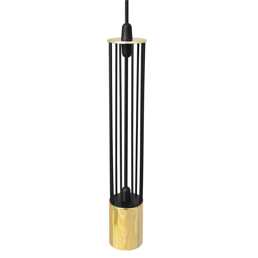 LED Висящ полилей BARS 3xGU10/4,8W/230V черен/златист