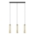 LED Висящ полилей BARS 3xGU10/4,8W/230V златист