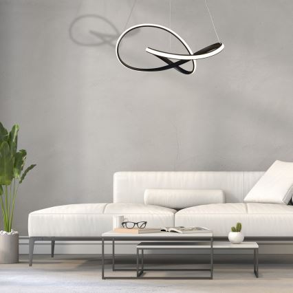 LED Висящ полилей CAPPIO LED/36W/230V черен