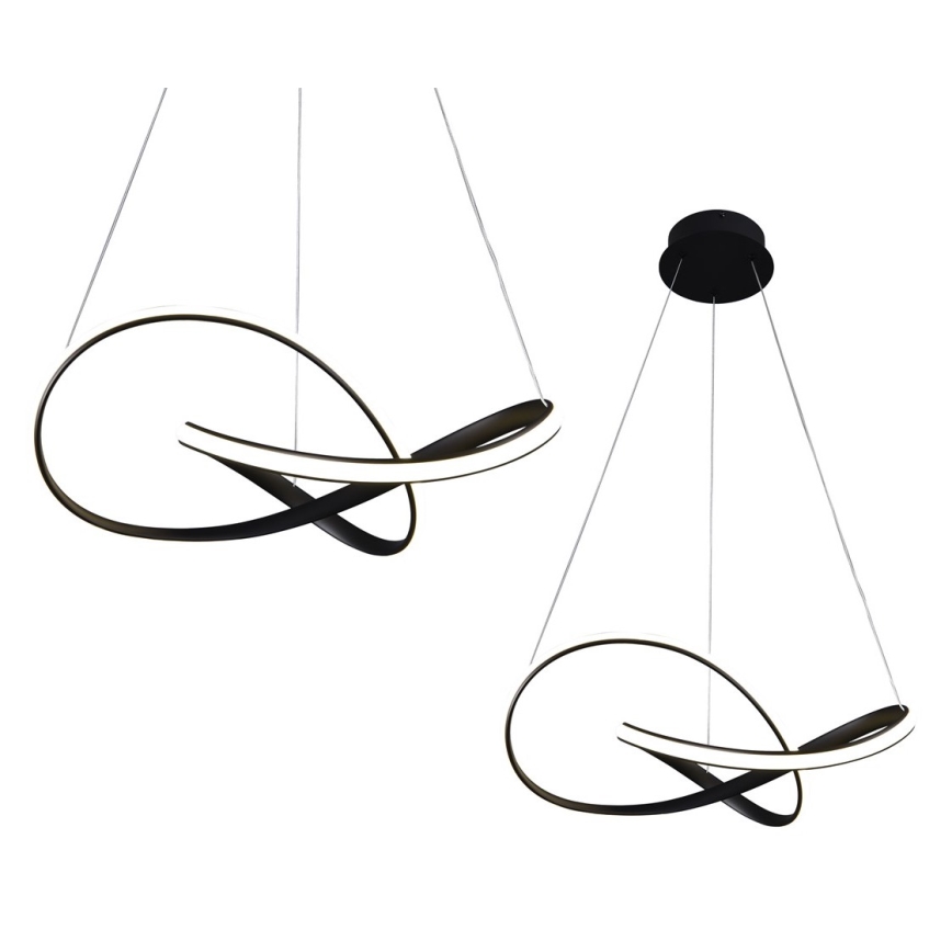 LED Висящ полилей CAPPIO LED/36W/230V черен