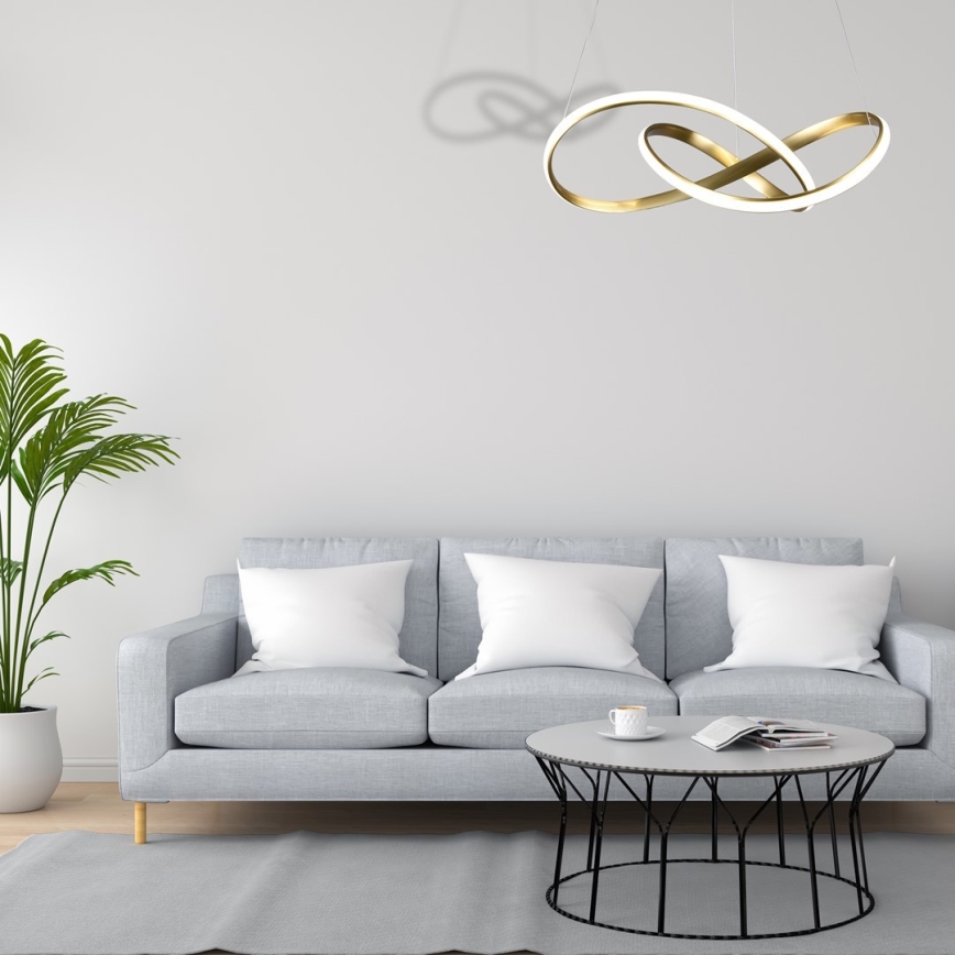 LED Висящ полилей CAPPIO LED/36W/230V златист