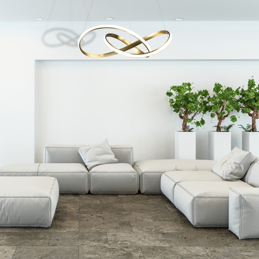 LED Висящ полилей CAPPIO LED/36W/230V златист