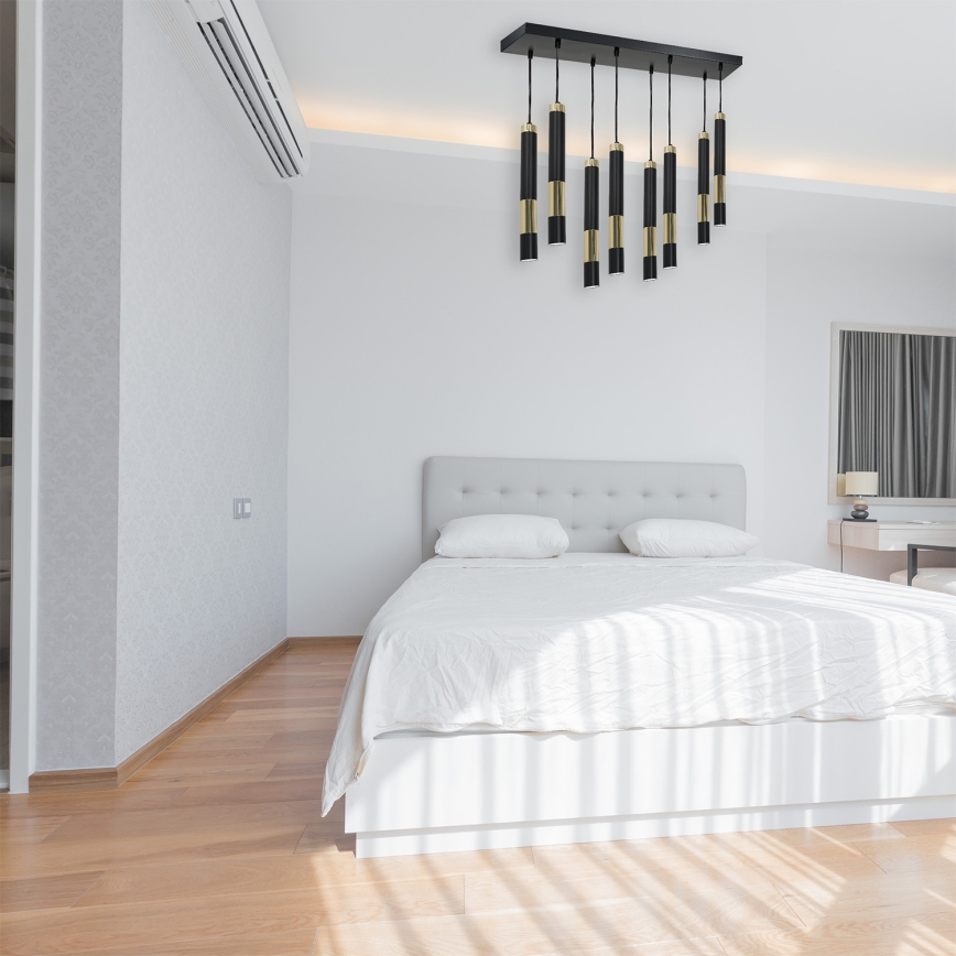 LED Висящ полилей DALLAS 8xGU10/3W/230V