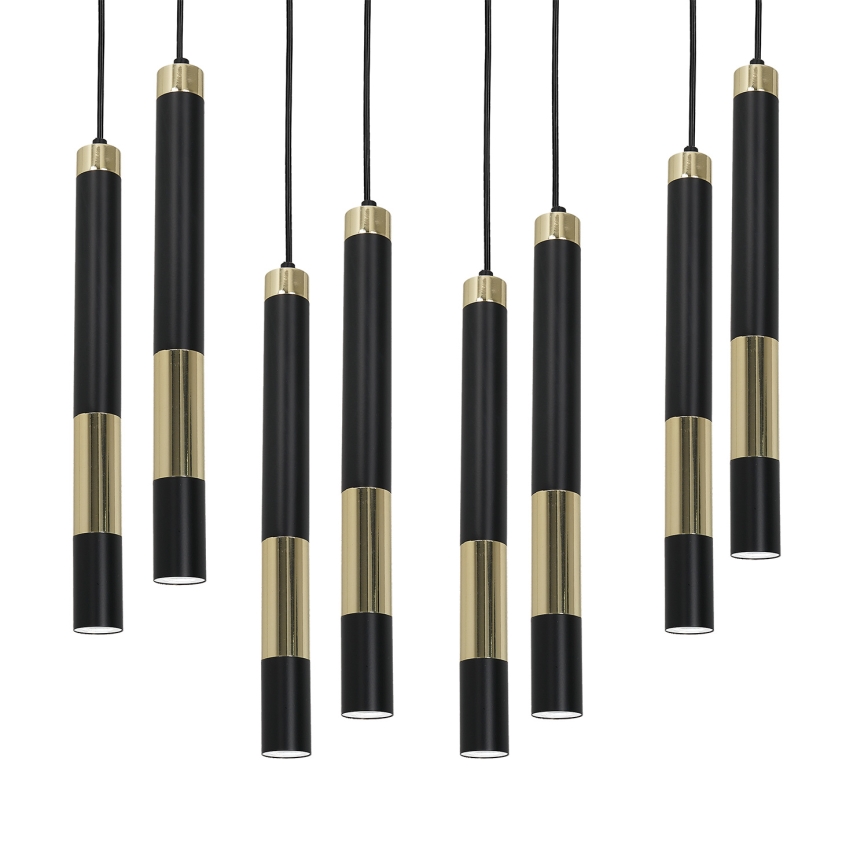LED Висящ полилей DALLAS 8xGU10/3W/230V