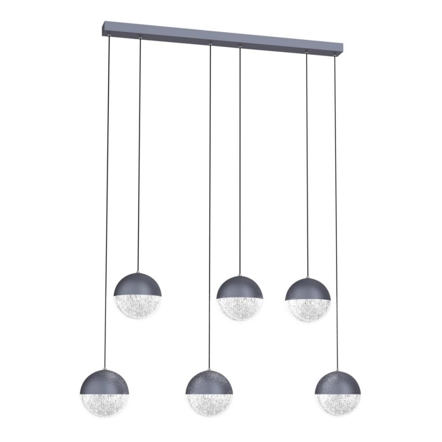LED Висящ полилей FURNI 6xLED/5W/230V