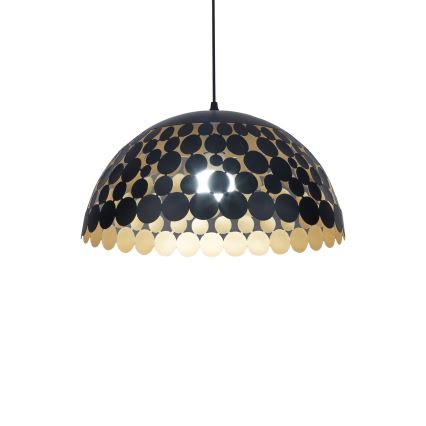 LED висящ полилей LISA BLACK 1xE27/60W/230V