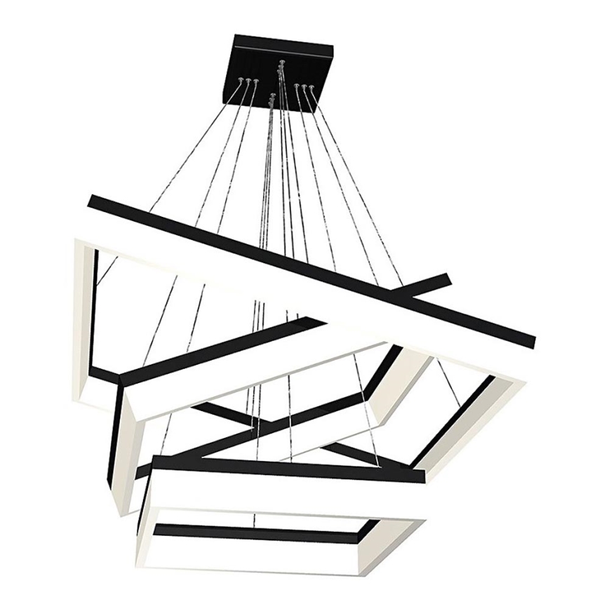LED Висящ полилей NERO 3xLED/140W/230V