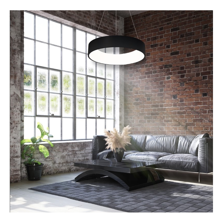 LED Висящ полилей OHIO BLACK LED/24W/230V