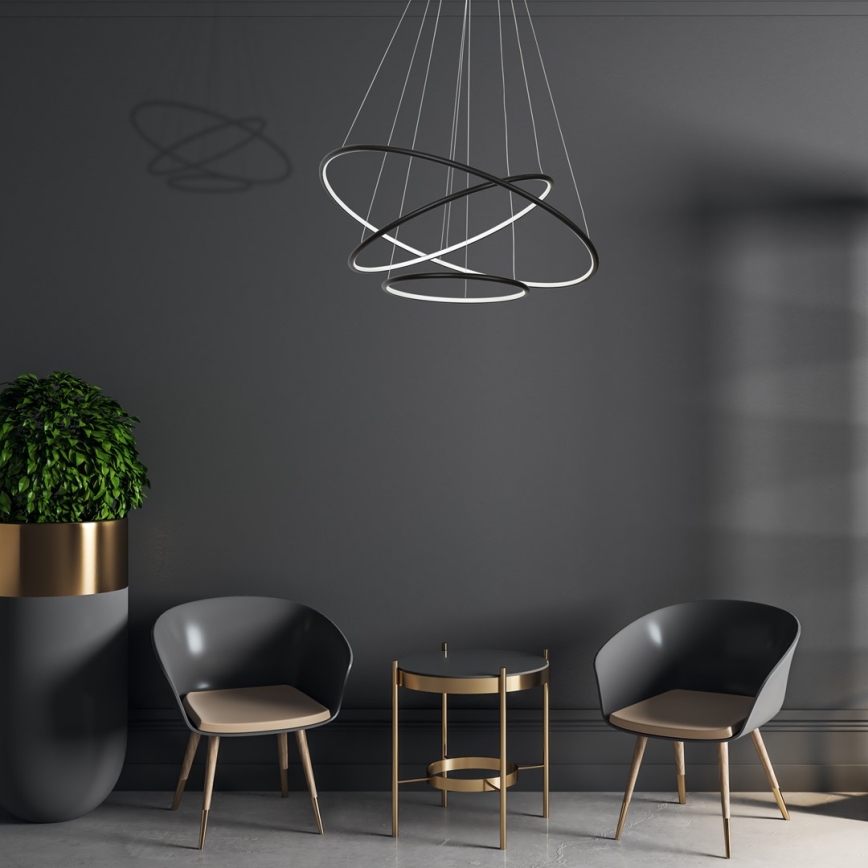 LED Висящ полилей ORION 3xLED/99W/230V